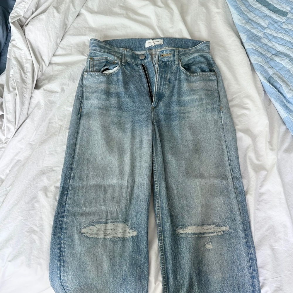 Rag & Bone Liquid Miramar Pant Tromp L'oeil Delicate Printed Pant